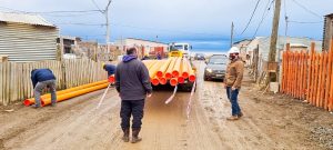 Avanzan las obras de red de gas natural, agua y cloaca para 622 viviendas Margen Sur de la ciudad de Ushuaia