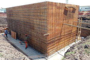 UP 9: continúa la obra de la planta de tratamiento de líquidos cloacales