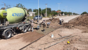 Pavimentación de las avenidas Juana Azurduy y Juan Manuel de Rosas de Resistencia.