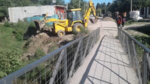 Comienza la construcción de puentes y desagües en Máximo Paz