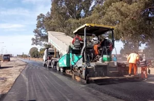 Avanzó la pavimentación de la ruta entre Colonia Margarita y María Juana $1.148M