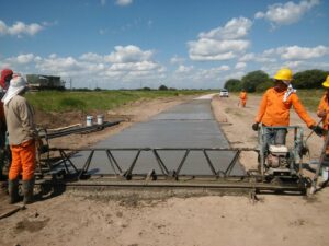 Obra de seguridad vial en la RN 89, Chaco