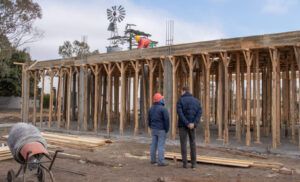 Construyen la Casa de la Provincia en un predio de la localidad de Vedia