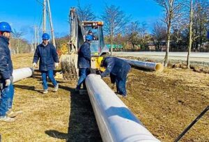 Comenzaron los trabajos para la obra de la nueva planta cloacal en Tolhuin