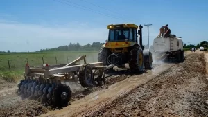 Obras viales en General Paz para potenciar la producción rural