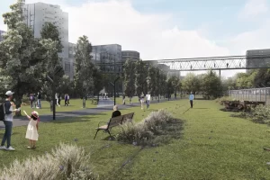 Playón Ferroviario: así será el nuevo parque público porteño, entre vías y adoquines, que estará listo a partir de mayo
