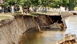 Obras para la costanera de Goya