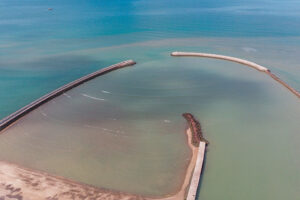 Los sedimentos del muelle de Rawson no irán al refulado de Playa Unión