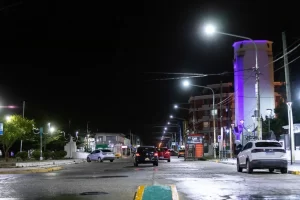 Viedma: Iluminación LED para un nuevo tramo de la avenida Perón