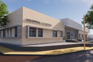 Llamaron a licitación para construir un hospital en Los Berros Así se verá la fachada del nuevo hospital de Los Berros