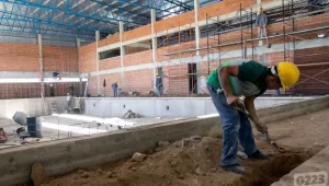 Polideportivo de Camet: Se llamó a una nueva licitación para completar las obras