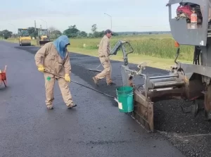 Corrientes comenzó la repavimentación de 30 cuadras de la ciudad de Saladas