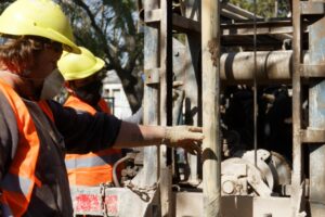 Construcción de una sala de primeros auxilios en el Barrio El Ombú