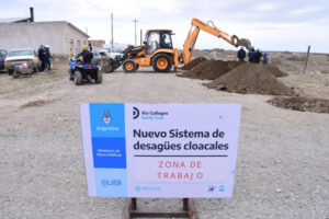 Comenzó la ampliación de las redes cloacales en Río Gallegos, Santa Cruz