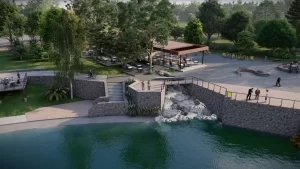Cuatro empresas se presentaron a la licitación para renovar el lago del parque San Martín