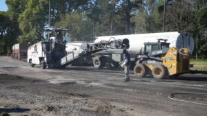 Obras viales: continúan las reparaciones sobre la Ruta 91
