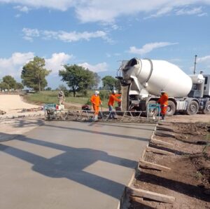 Provincia avanza con la pavimentación de la Ruta 22, entre Marini y Eusebia