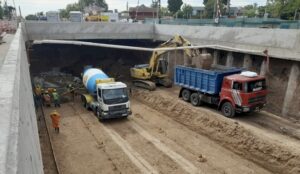 Caballito: Construcción de un paso bajo nivel