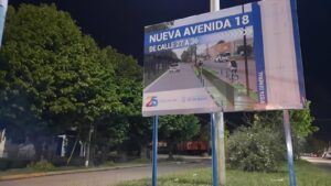 SE ANUNCIÓ LA LICITACIÓN DE LA OBRA DE LA AVENIDA 18