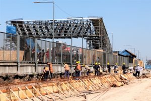 Reactivan la obra de la nueva estación de José C. Paz del tren San Martín