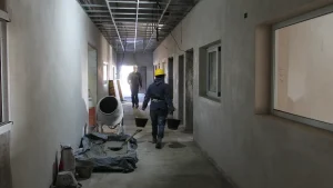 Obras de refacción en el Hospital de Tránsito de Beltrán