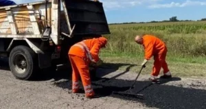Comienza la repavimentación de la Ruta 41S en Irigoyen: mejora clave para la conectividad regional