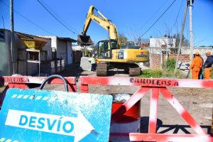 Comenzaron obras hidráulicas clave para prevenir inundaciones en el sur de La Plata