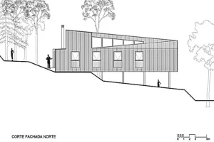 “La Valiente”, una vivienda que se impuso a la pronunciada pendiente de un lote de 900 m²